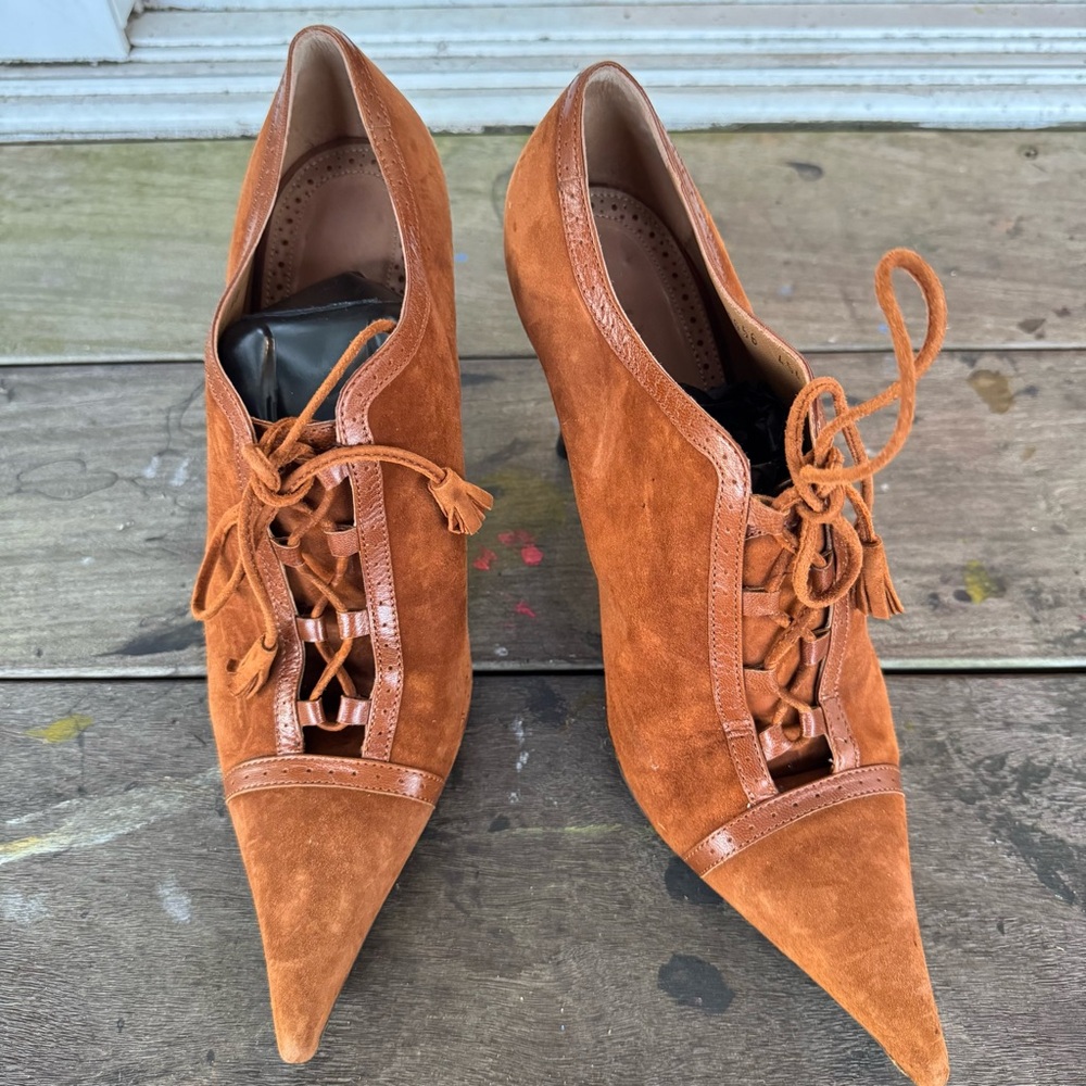 BOSS Suede Lace-Up Boots